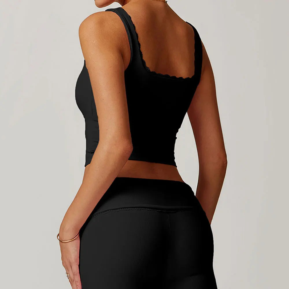Trenings-BH og Tank Top – elastisk, komfortabel og støtabsorberende for høyintensiv trening!