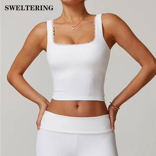 Trenings-BH og Tank Top – elastisk, komfortabel og støtabsorberende for høyintensiv trening!