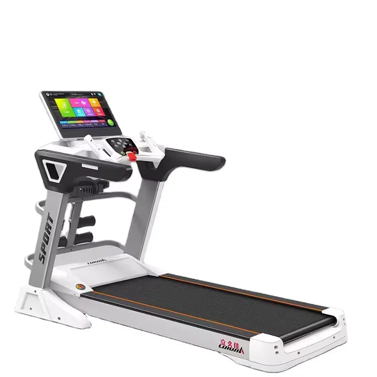 Intelligent semi-kommersiell tredemølle – stilrent design for hjem og gym.