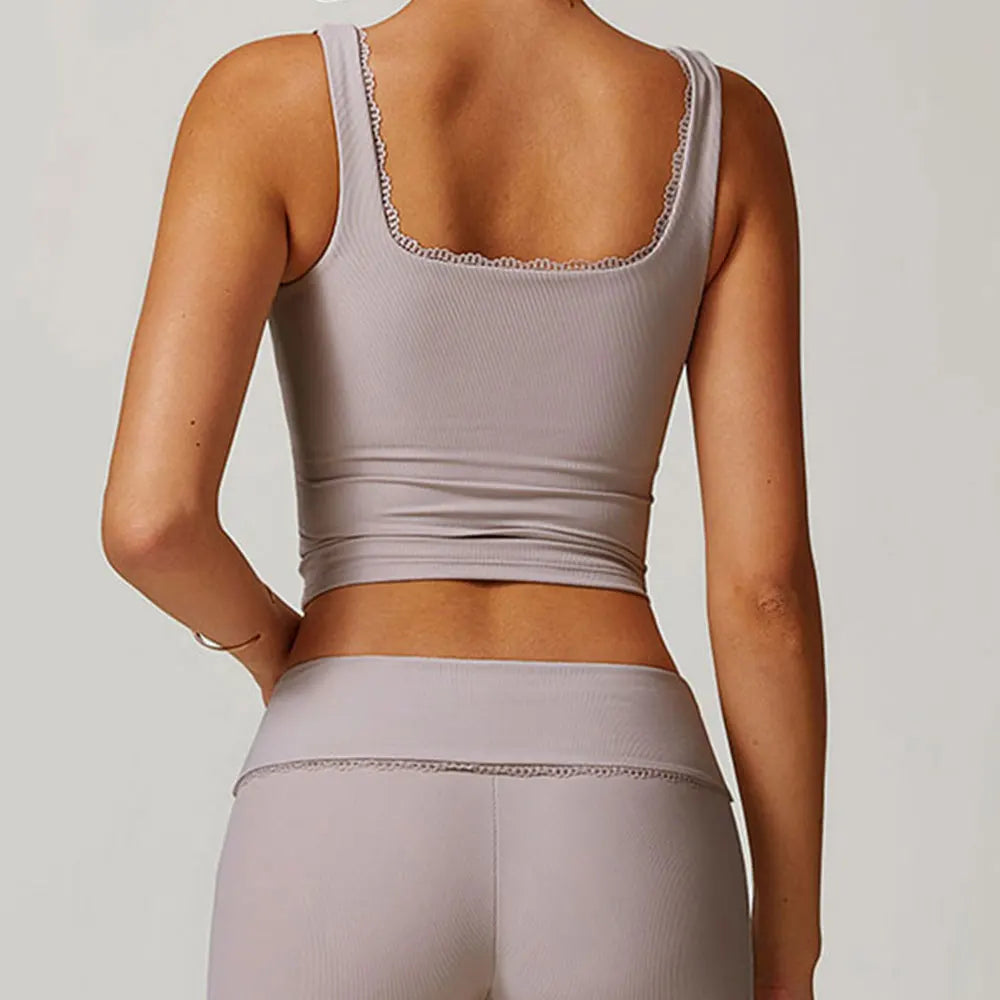 Trenings-BH og Tank Top – elastisk, komfortabel og støtabsorberende for høyintensiv trening!
