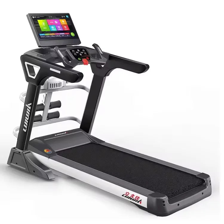 Intelligent semi-kommersiell tredemølle – stilrent design for hjem og gym.